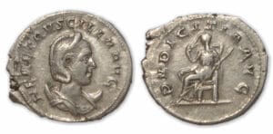 Etruscille - Antoninien (250, Rome) La Pudeur