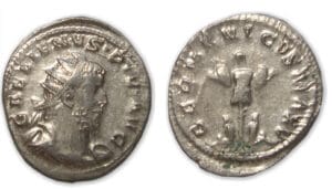 Gallien - Antoninien (257-258, Cologne) Trophée