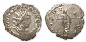 Salonin - Antoninien (258-260, Cologne)  L'Espérance