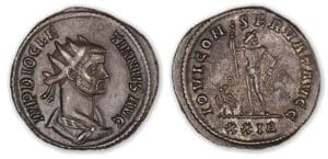 Dioclétien - Aurélianus (286/7, Rome) Jupiter.