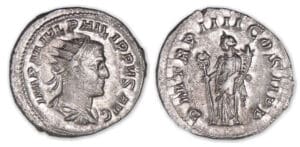 Philippe 1er - Antoninien (247, Rome) La Paix