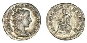Gordien III - Antoninien (239, Rome) Rome assise Gordien III - Antoninien (239, Rome) Rome assise