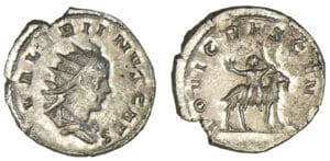 Valérien II - Antoninien (257-258, Cologne) Chèvre
