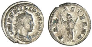 Philippe II - Antoninien (247, Rome) La Paix Philippe II - Antoninien (247, Rome) La Paix