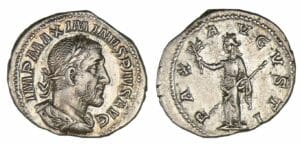 Maximin 1er - Denier (325/6, Rome) La Paix Maximin 1er - Denier (325/6, Rome) La Paix