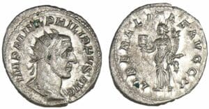 Philippe 1er - Antoninien (245, Rone) 2ème Libéralité