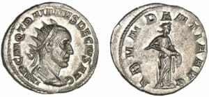 Trajan Dèce - Antoninien (250/251, Rome) La Fortune