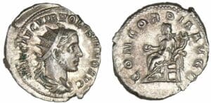 Volusien - Antoninien (251, Milan) La Concorde