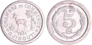 Djibouti - 5 centimes 1921 Djibouti - 5 centimes 1921