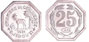Djibouti - 25 centimes 1921 Djibouti - 25 centimes 1921