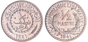 Liban - 1/2 piastre 1941 Liban - 1/2 piastre 1941