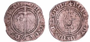 Lorraine - Duché de Lorraine - René 1er - Demi-gros (Saint-Mihiel) Lorraine - Duché de Lorraine - René 1er - Demi-gros (Saint-Mihiel)