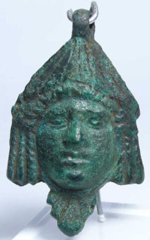 Romain - Mascaron en bronze - 100 / 200 ap. J.-C.