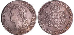 Louis XV (1715-1774) - Ecu à la vieille tête - 1772 W (Lille) 72 sur 71 Louis XV (1715-1774) - Ecu à la vieille tête - 1772 W (Lille) 72 sur 71