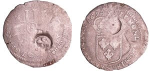 Louis XIV (1643-1715) - 15 deniers ou quinzain - 1694 S (Troyes)