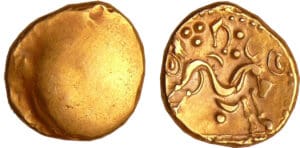 Ambiani - Statère d'or uniface (60-50 av. J.-C.)