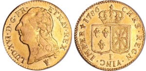 Louis XVI (1774-1792) - Louis d’or au buste nu - 1786 I (Limoges) Louis XVI (1774-1792) - Louis d’or au buste nu - 1786 I (Limoges)