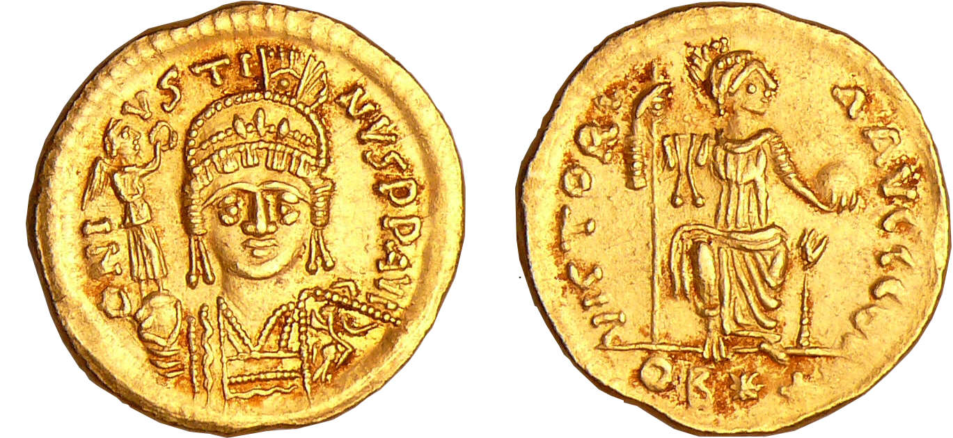 Justin II - Solidus (565-578, Theoupolis, (Antioche) Justin II - Solidus (565-578, Theoupolis, (Antioche)