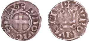 Louis VIII (1223-1226) et Louis IX 1ère partie du règne (1226-1245/50) - Denier tournois