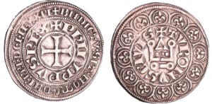 Philippe IV (1285-1314) - Gros tournois à l'O rond