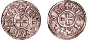 Louis 1er Le Pieux (814-840) - Denier (Melle) Louis 1er Le Pieux (814-840) - Denier (Melle)