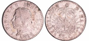 Haïti - République (1825-1849) - 25 Centimes président BOYER An 25 (1828) Haïti - République (1825-1849) - 25 Centimes président BOYER An 25 (1828)