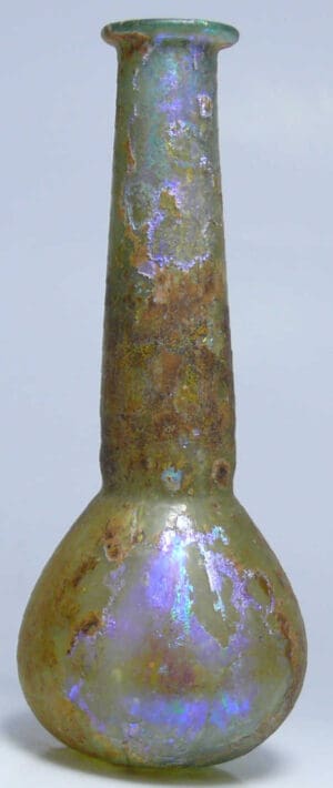 Romain - Vase en verre irisé - 300 / 500 ap. J.-C..
