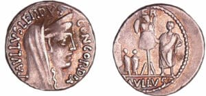 Aemilia - Denier (62 av. J.-C.) Aemilia - Denier (62 av. J.-C.)