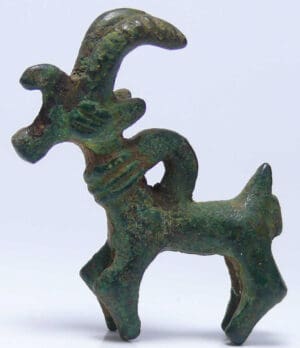 Proche Orient - Luristan - Iran - Capridé en bronze - 1000 av. J.-C.