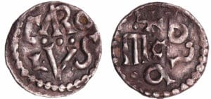Charlemagne (768-814) - Denier (Melle) Charlemagne (768-814) - Denier (Melle)