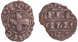 Picardie - Comté de Ponthieu - Jean II de Nesle - Obole Picardie - Comté de Ponthieu - Jean II de Nesle - Obole
