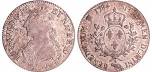 Louis XVI (1774-1792) - Ecu de Béarn aux branches d’olivier - 1784 (Pau)