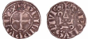 Philippe IV (1285-1314) - Denier tournois à l'O rond