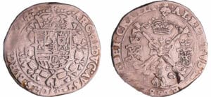 Belgique - Duché du Brabant - Albert et Isabelle (1598-1621) - Quart de patagon sd (Bruges)