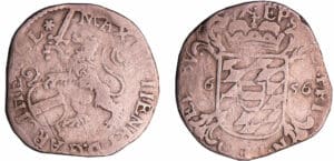 Belgique - Principauté de Liége - Maximilien Henri de Bavière (1650-1688) - Esterlin 1656 (Liége)