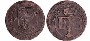 Belgique - Principauté de Liége - Ferdinand de Bavière (1612-1650) - Liard 1642