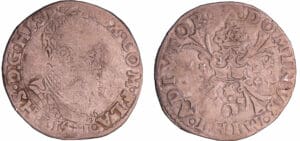 Belgique - Philippe II (1555-1598) - 1/10 de thaler 1571 (Bruges)