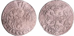 Belgique - Principauté de Liége - Robert de Berghes (1557-1564) - Sprenger (5 patards), s.d. (1560)