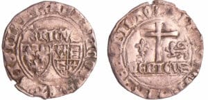 Henry VI de Lancastre (1422-1453) - Blanc aux écus - Rouen