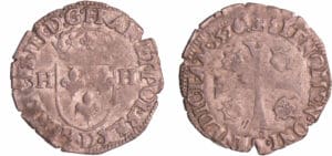 Henri III (1574-1589) - Douzain - 1er type - 1576 D (Lyon)