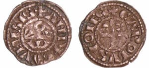 Comté d'Anjou - Charles de Valois - Obole Comté d'Anjou - Charles de Valois - Obole