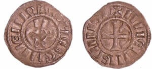 Nivernais - Comté de Nevers - Guillaume IV - Denier Nivernais - Comté de Nevers - Guillaume IV - Denier