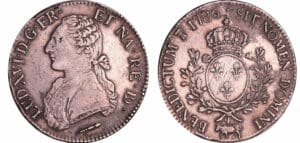 Louis XVI (1774-1792) - Ecu de Béarn aux branches d’olivier - 1786 (Pau) Louis XVI (1774-1792) - Ecu de Béarn aux branches d’olivier - 1786 (Pau)