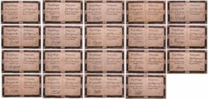 Lot de 19 Assignats de 125 Livres, création du 7 vendemiaire An II (28 septembre 1793) Lot de 19 Assignats de 125 Livres, création du 7 vendemiaire An II (28 septembre 1793)