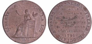 Constitution (1791-1792) - Monneron de 2 sols - 1791 Constitution (1791-1792) - Monneron de 2 sols - 1791