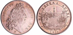Louis XIV (1643-1715) - Jeton en argent - Parties casuelles et revenus casuels 1713