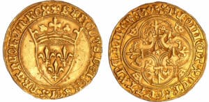 Charles VI (1380-1422) - Ecu d'or à la couronne - 1ère émission