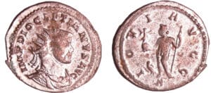 Dioclétien - Aurélianus (289-290, Lyon) - Jupiter Dioclétien - Aurélianus (289-290, Lyon) - Jupiter