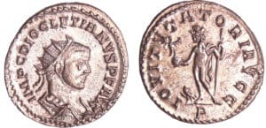 Dioclétien - Aurélianus (287-289, Lyon) - Jupiter Dioclétien - Aurélianus (287-289, Lyon) - Jupiter