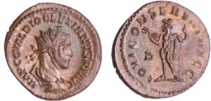 Dioclétien - Aurélianus (286, Lyon) - Jupiter Dioclétien - Aurélianus (286, Lyon) - Jupiter